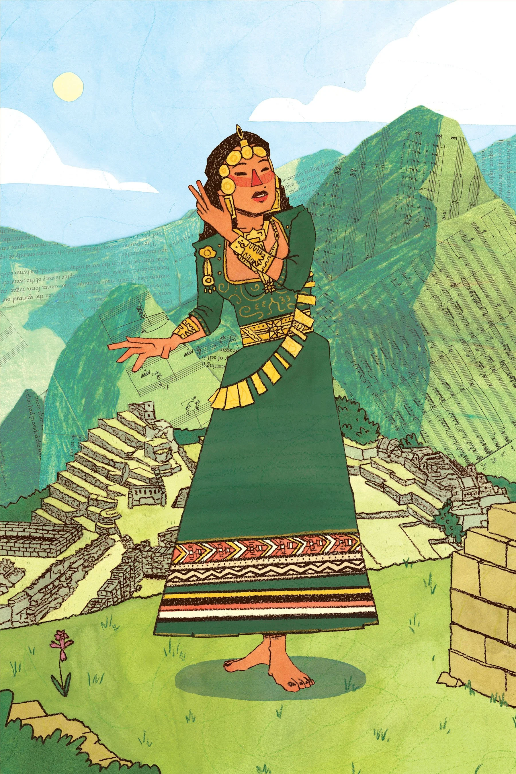 YMA Sumac - (Gouache, Watercolor, Paper-cut, Digital)