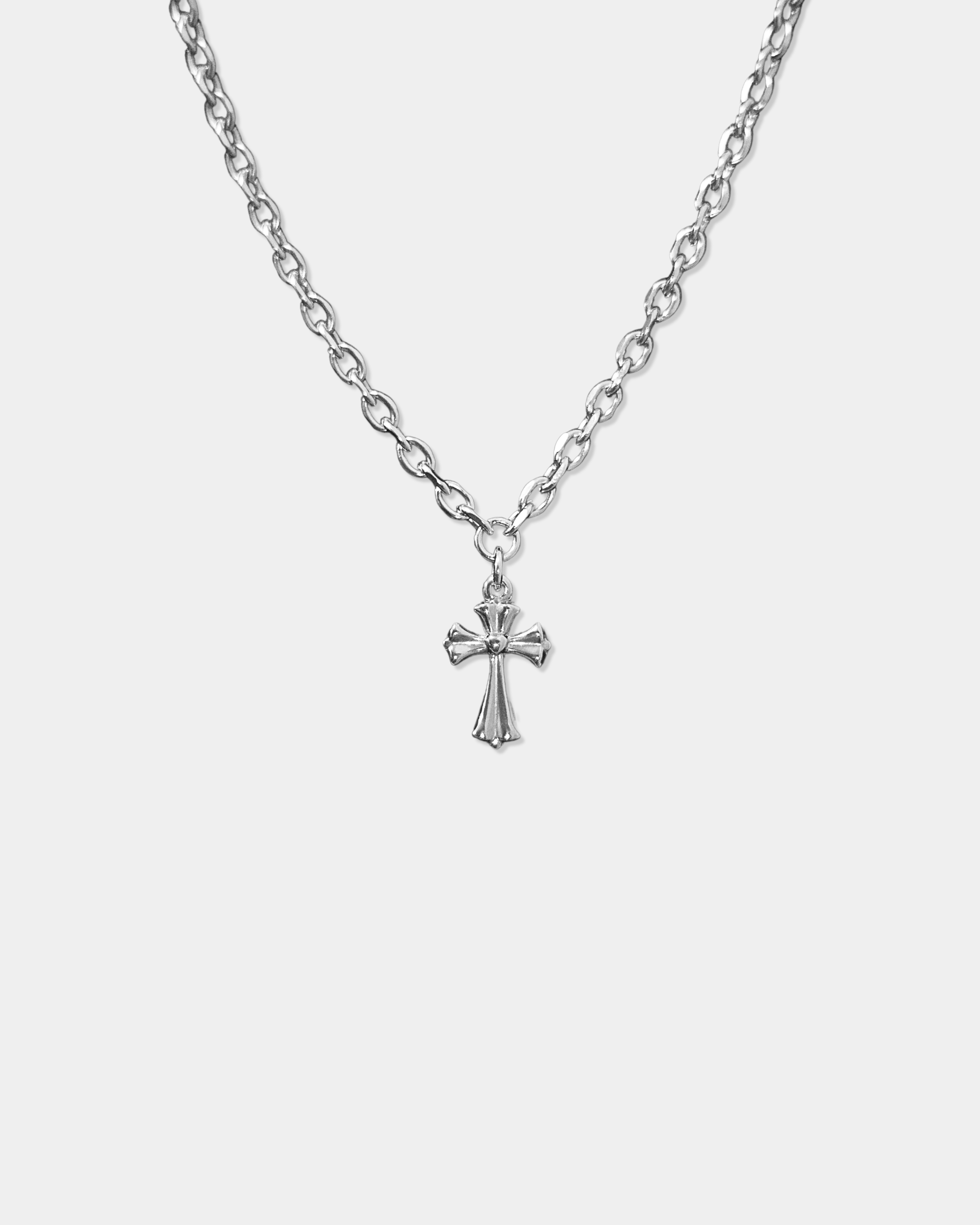 Fleur Cross Necklace