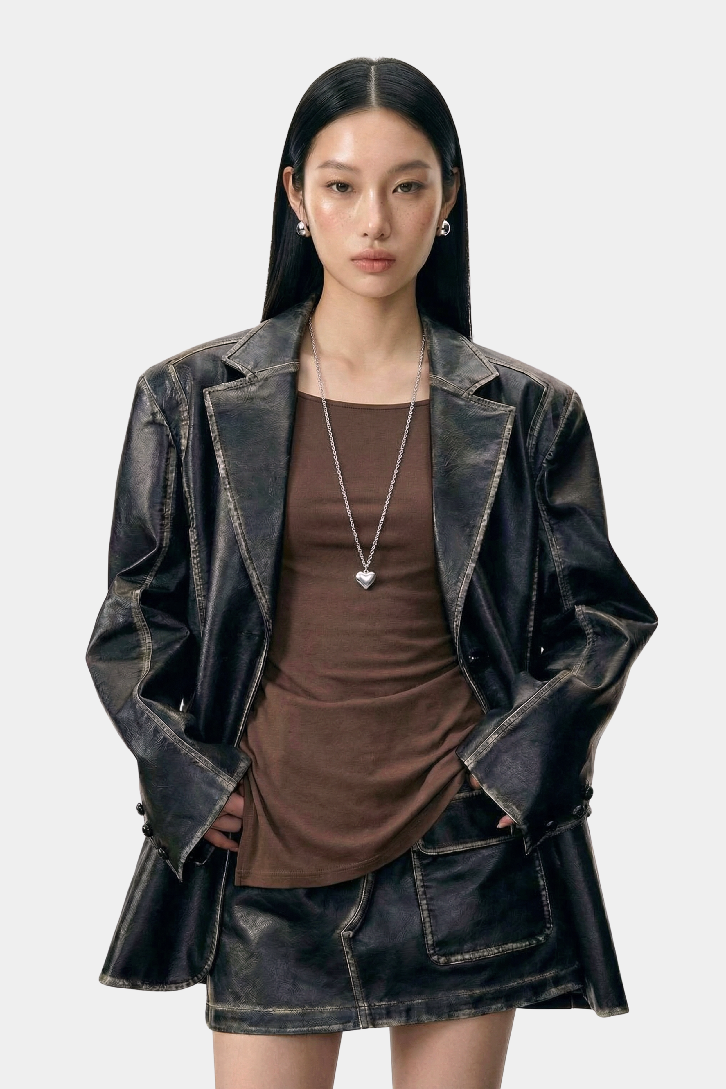 Mini Valentina Puffy Heart Necklace