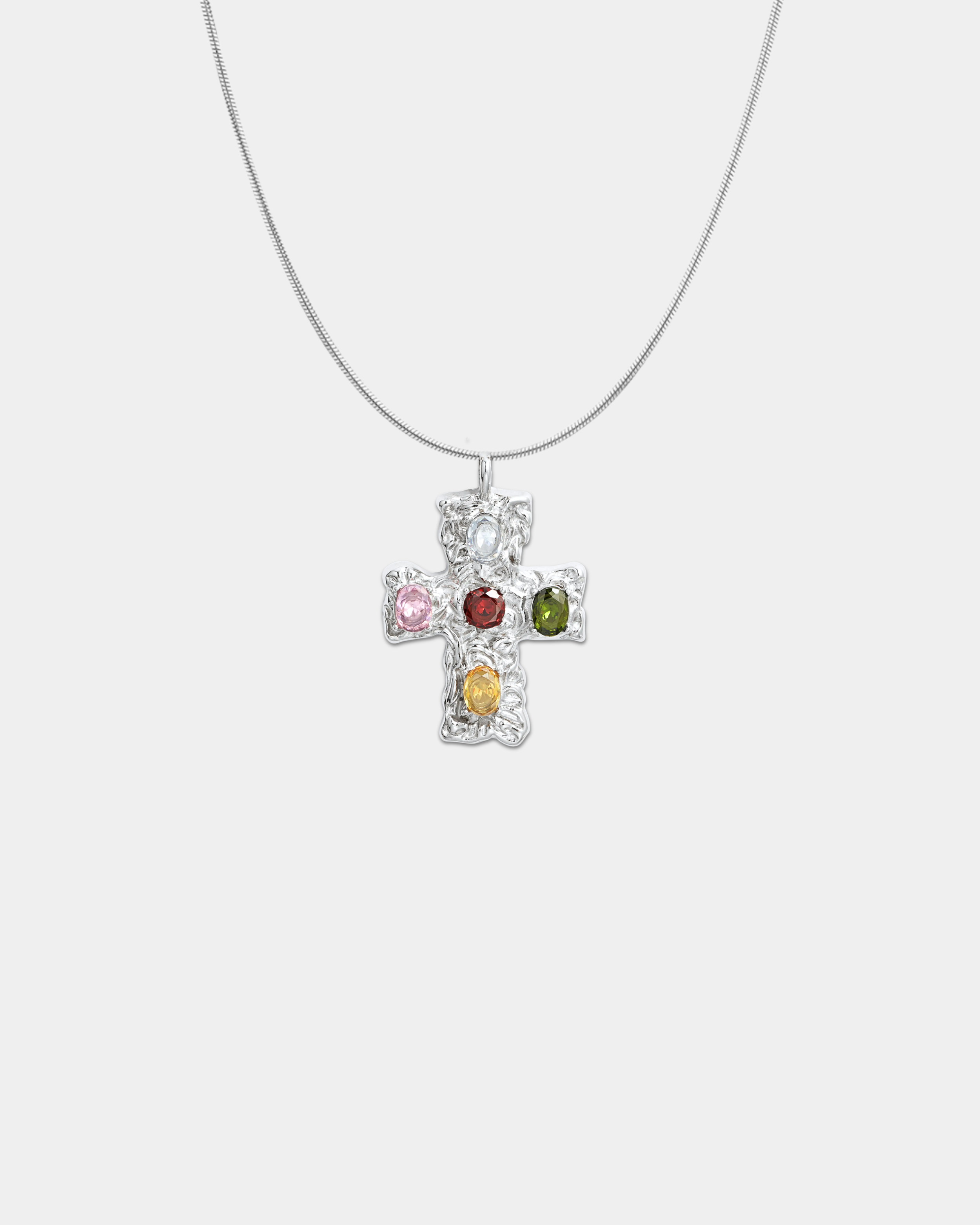 Bejewelled Cross Necklace