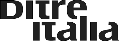 Logo con testo 'Dire Italia' in caratteri neri