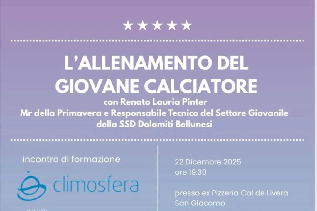 L’allenamento del giovane calciatore