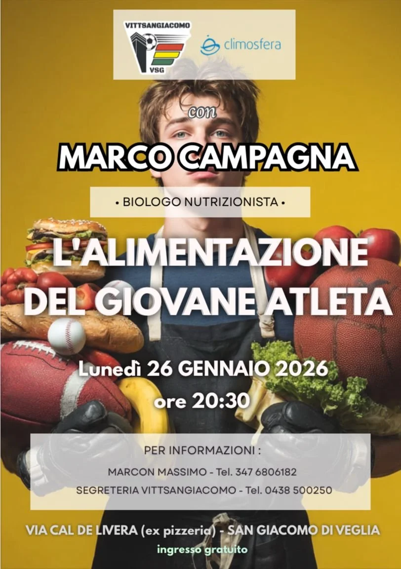 L'ALIMENTAZIONE DEL GIOVANE ATLETA