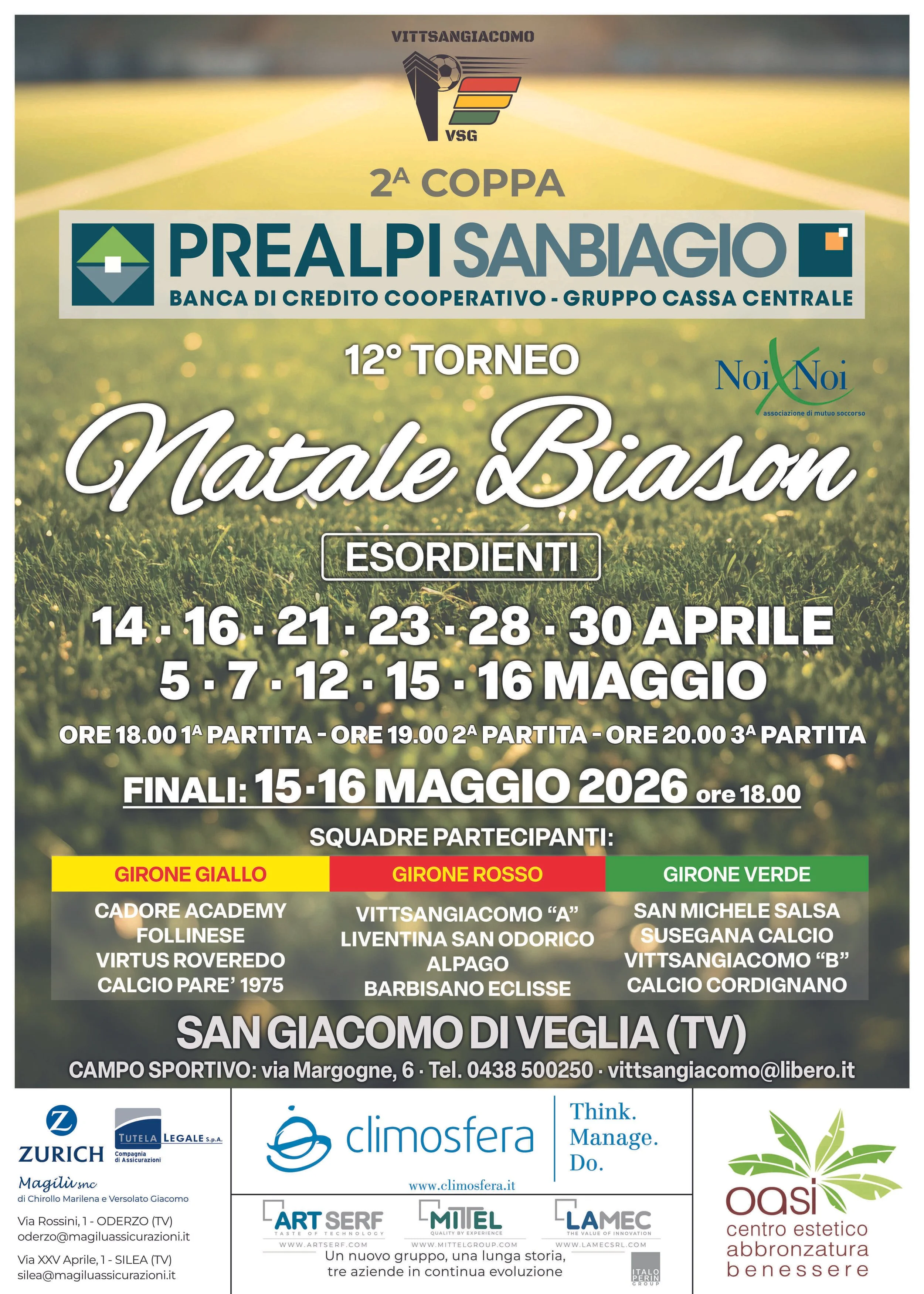 12° TORNEO BIASON - Cat. Esordienti