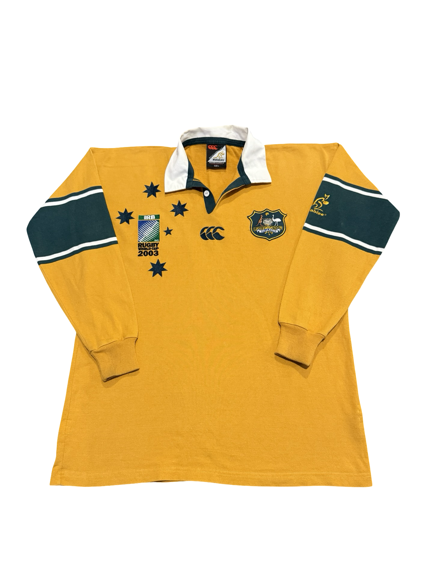 Vintage 2003 RWC Australia Rugby Jersey - Large