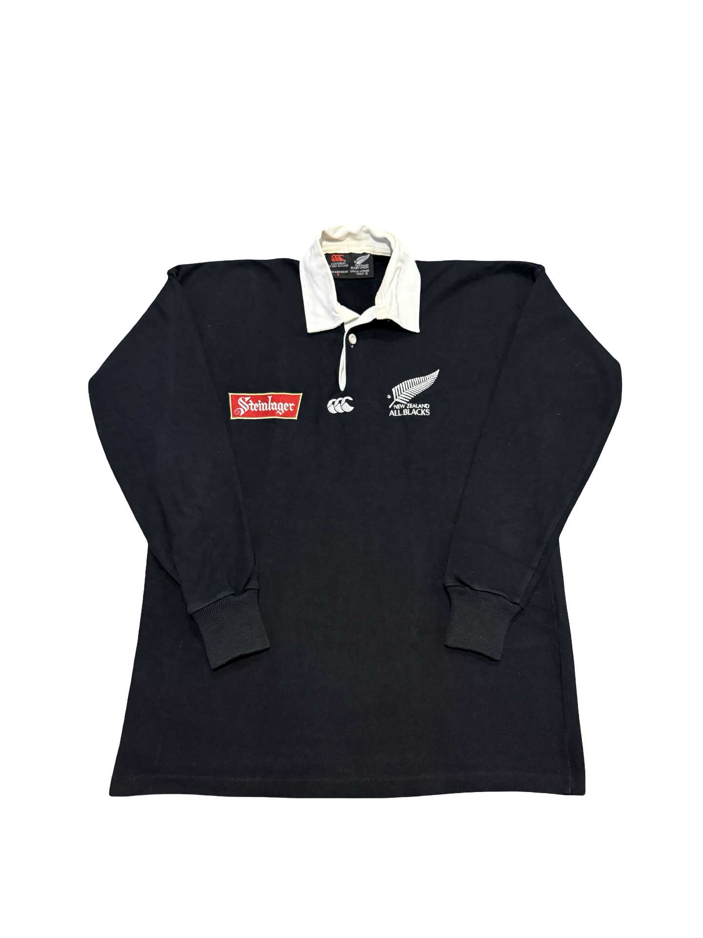 Vintage 1994 New Zealand All Blacks Steinlager Rugby Jersey - Small