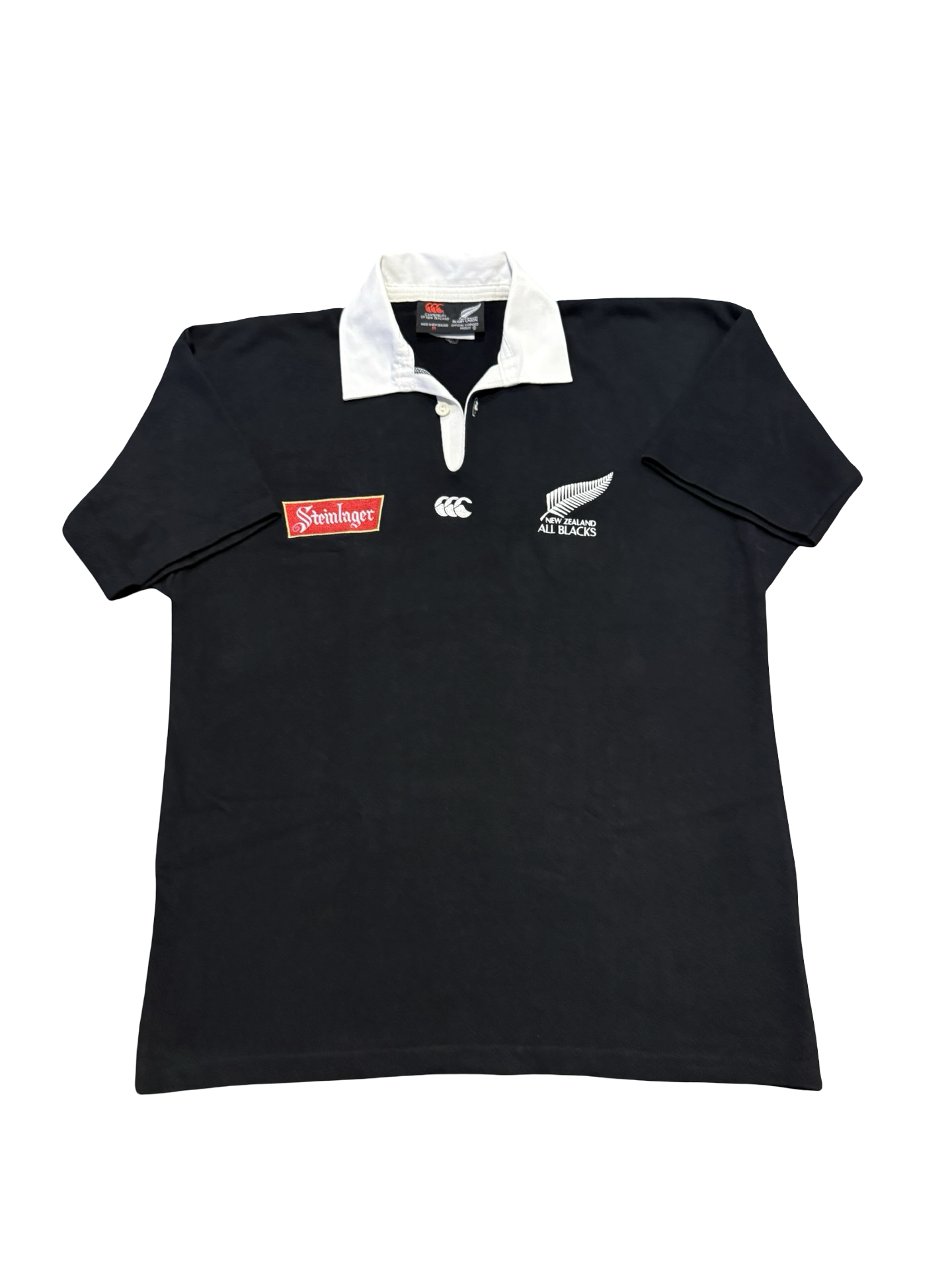 Vintage 1994 New Zealand All Blacks Steinlager Rugby Jersey - Medium