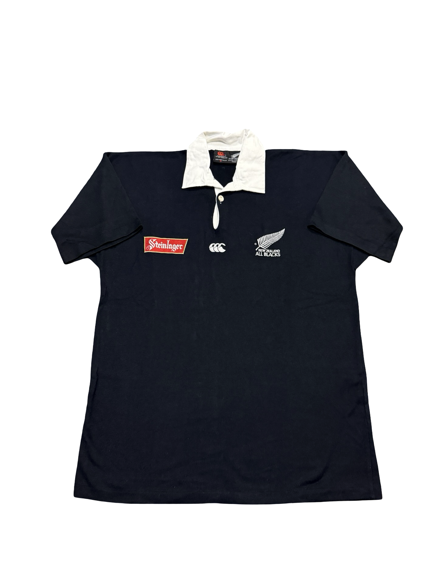 Vintage 1994 New Zealand All Blacks Steinlager Rugby Jersey - Medium
