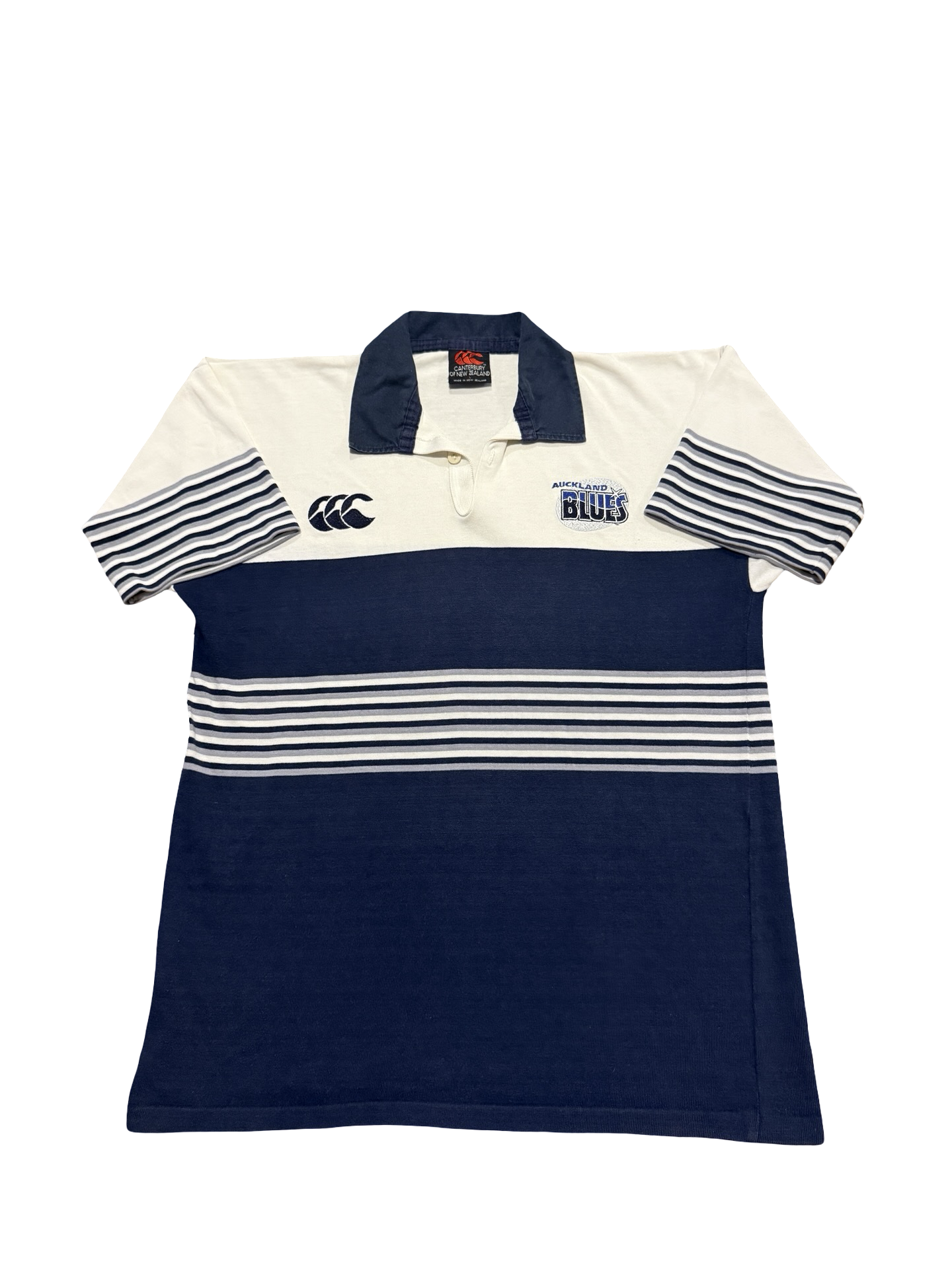 Vintage 1996 Auckland Blues Super 12 Rugby Jersey - Large