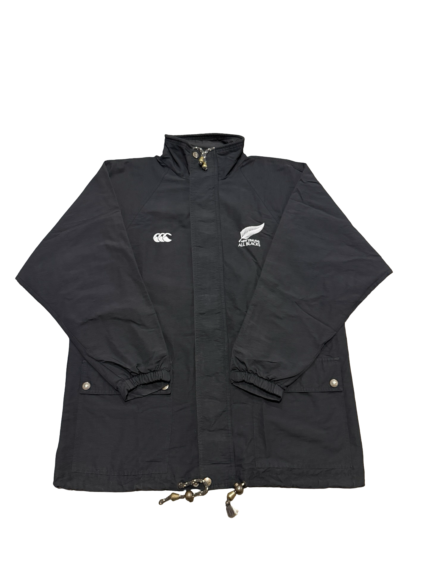Vintage 90s New Zealand All Blacks Rugby Jacket - Large