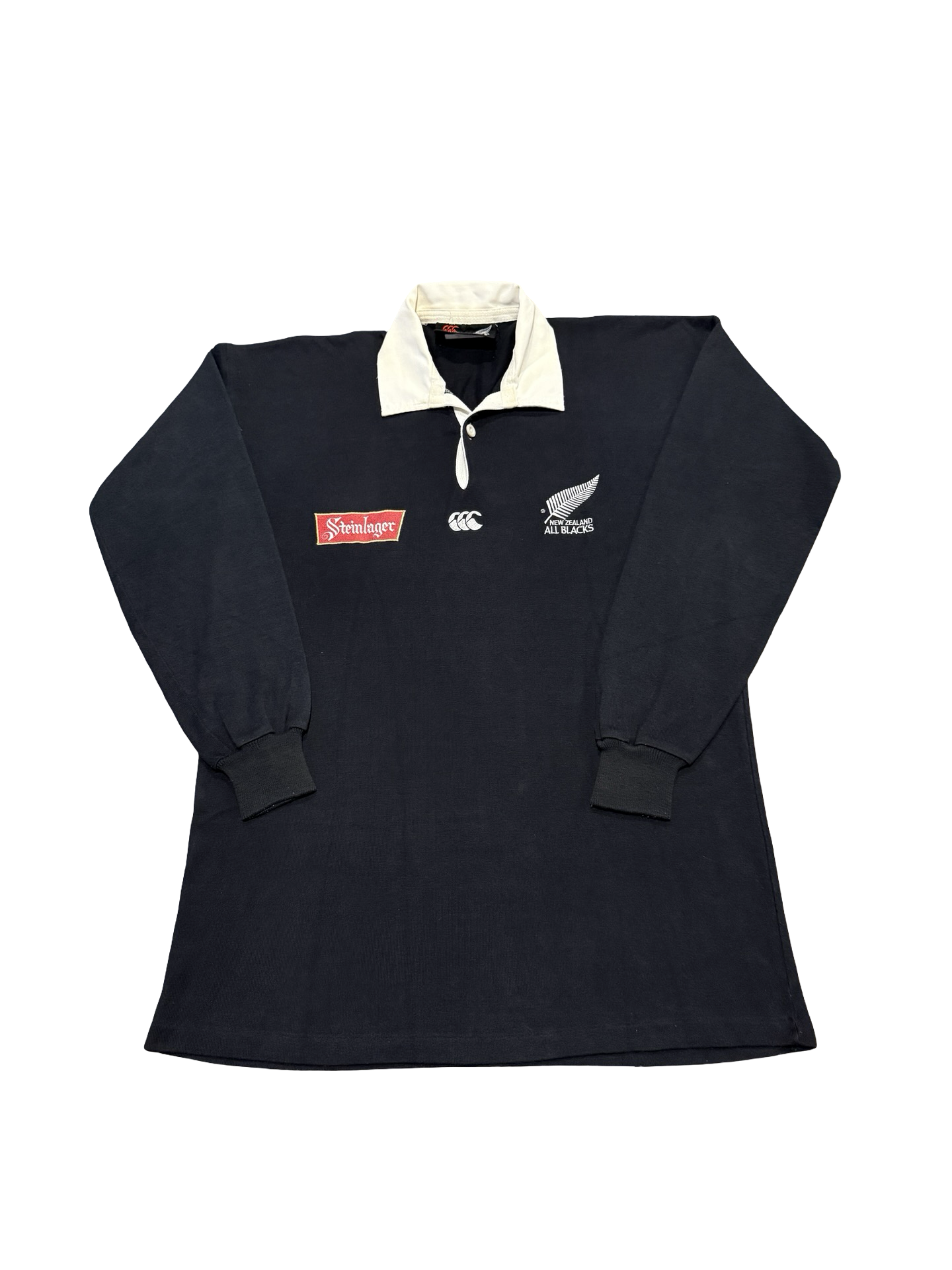 Vintage 1994 New Zealand All Blacks Steinlager Jersey - Medium