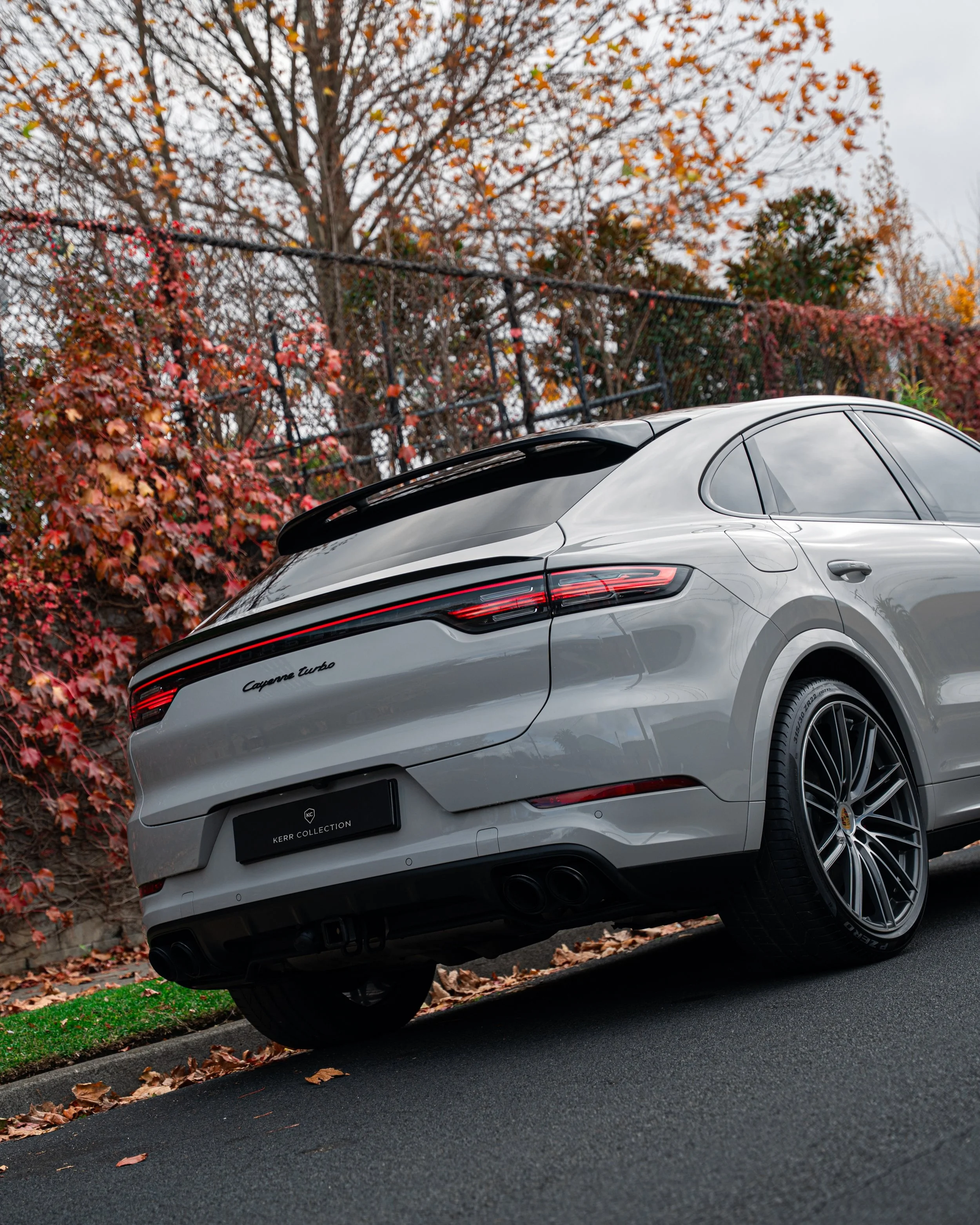 Recently delivered Cayenne Turbo Coupe. Crayon over Bordeaux with a massive factory options list.

Sold by #kerrcollection 
Built #fordrivers 

#porsche #cayenne