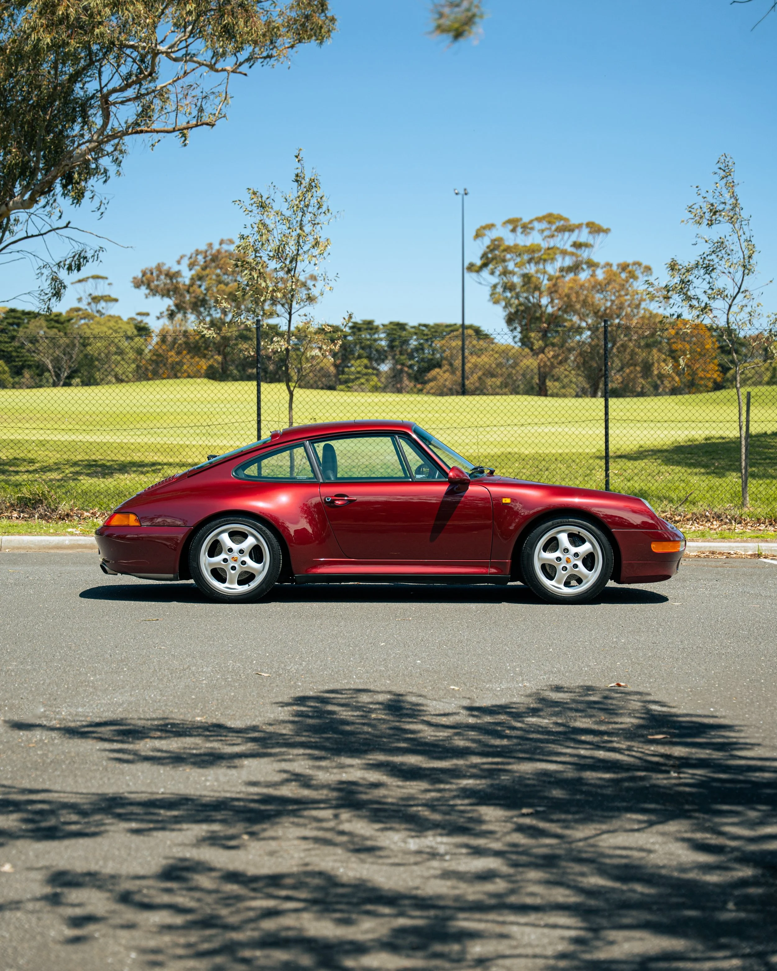 993 Carrera S in Arena Red over Black. Travelled 49,600 kilometres. Perfect way to tick that air cooled box.

Available @_kerrcollection_ 
Built #fordrivers 

#porsche #993