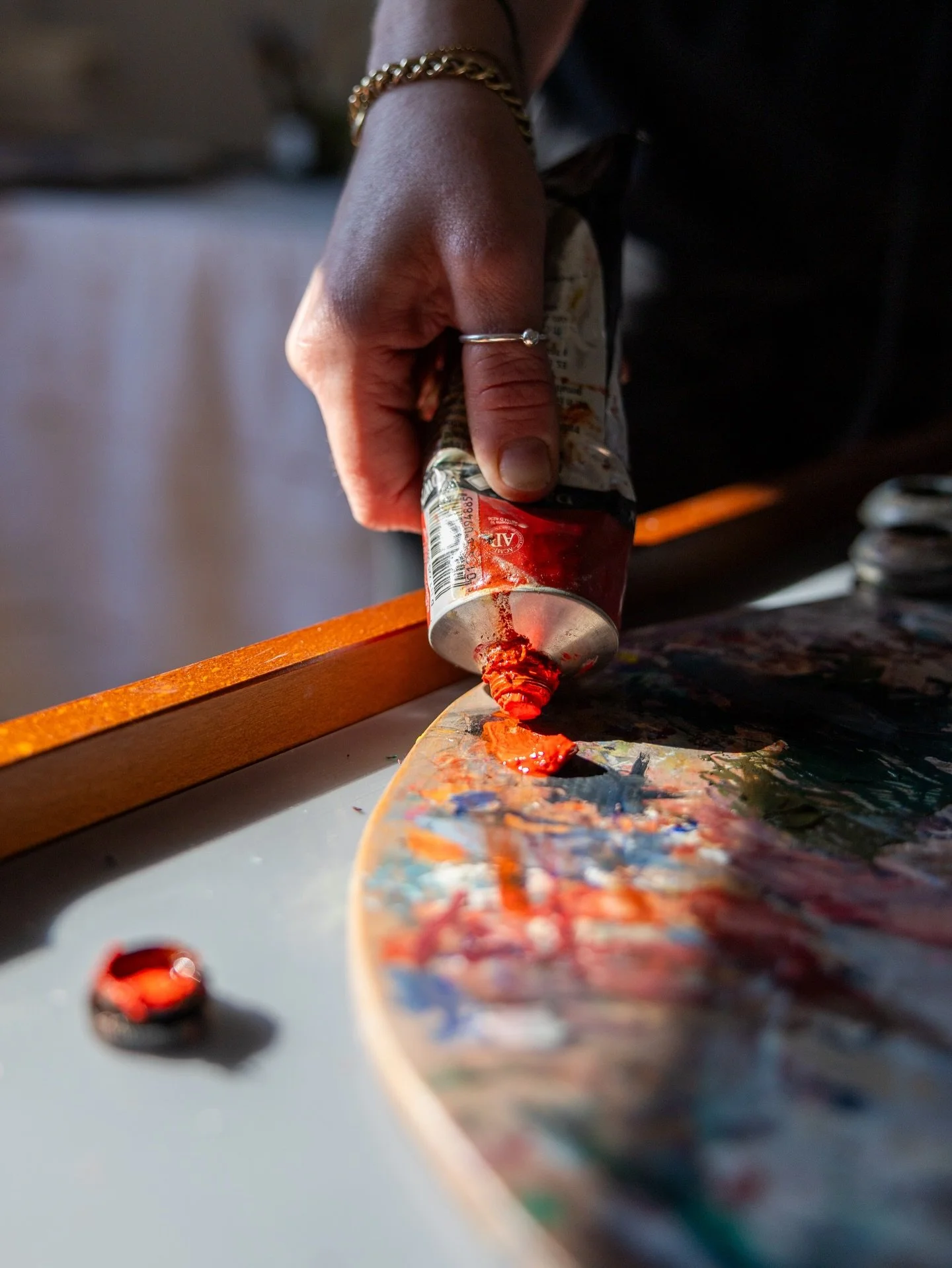 Inside an artist&rsquo;s studio, full of life and colour and sunlight