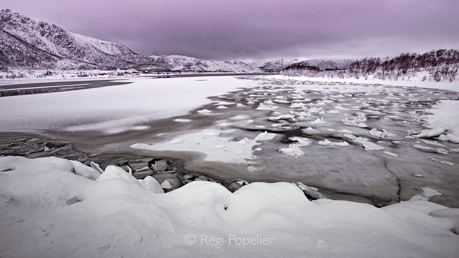 NORWAY017 -  The quiet beauty of winter lies in its smallest details, snow, ice, light, and the endless shapes created by nature.
