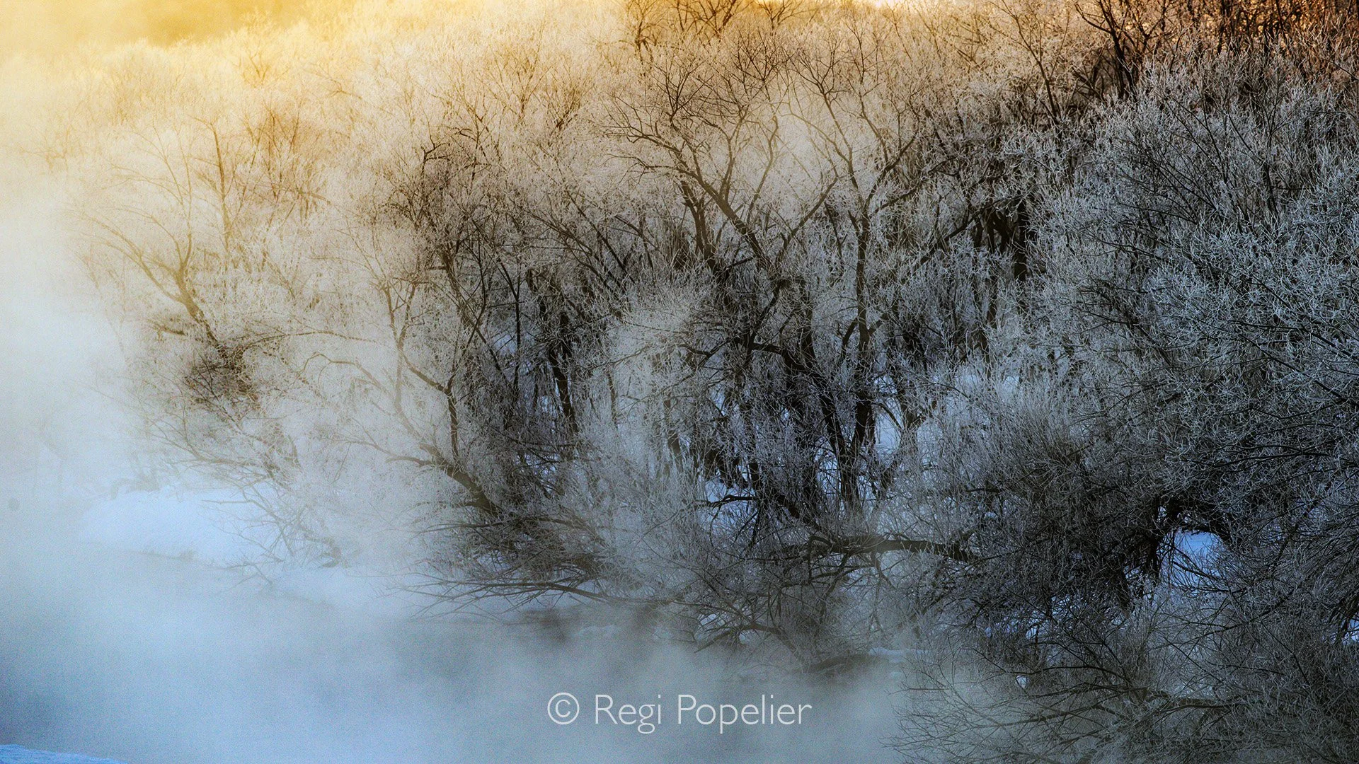 HOK021 - Winter time, image taken  from  the Otowa bridge 