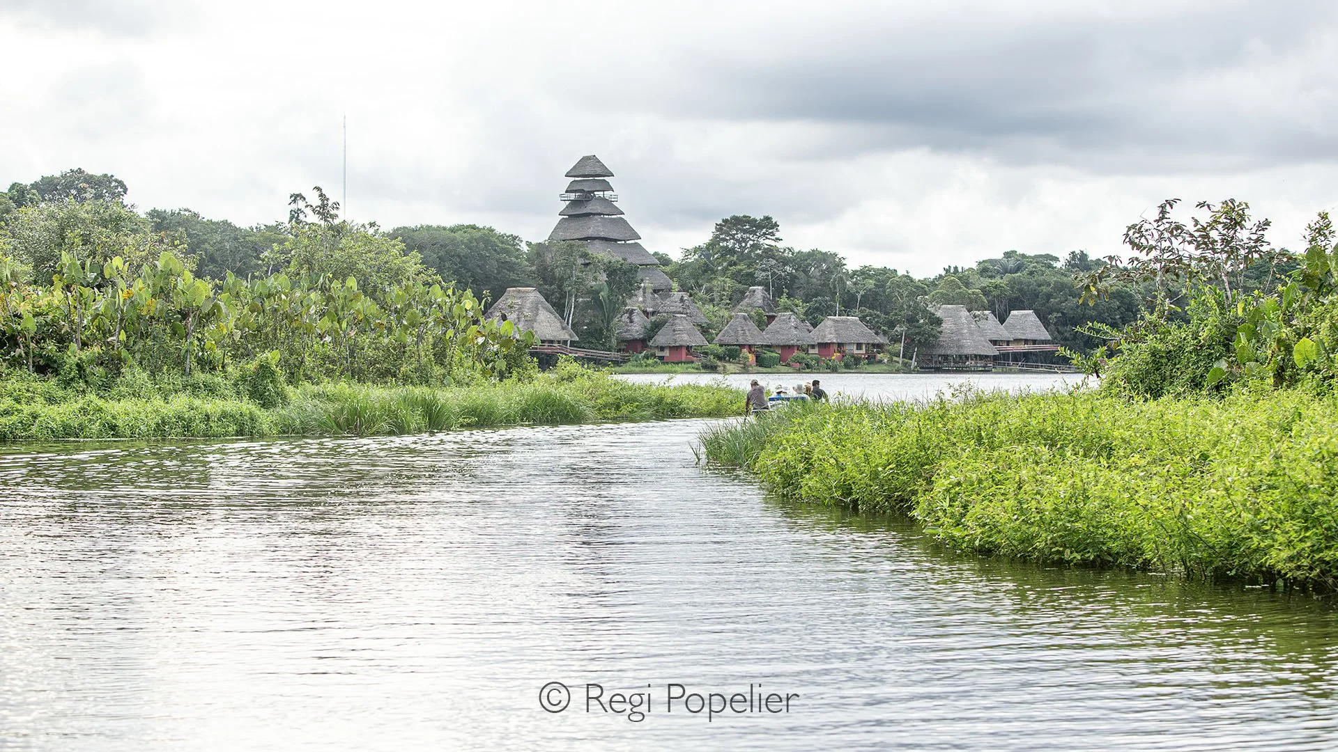 EQ015 - On the way back to the Napo Wildlife Center after a morning excursion. 