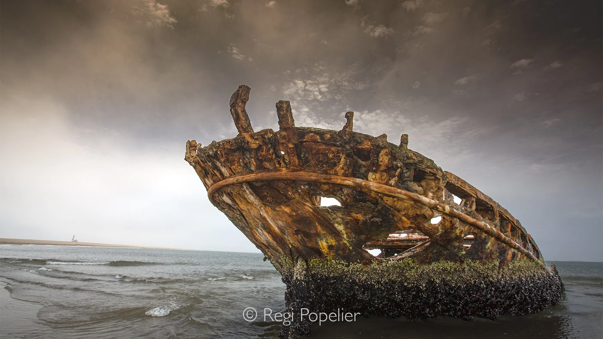 Namibia038 - Shipwreck on Skeleton Coast, Namibia.