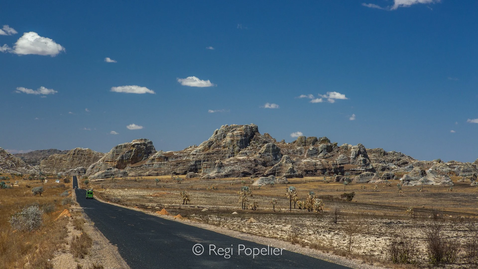 MADA040 -  View along the road on Isalo Np 