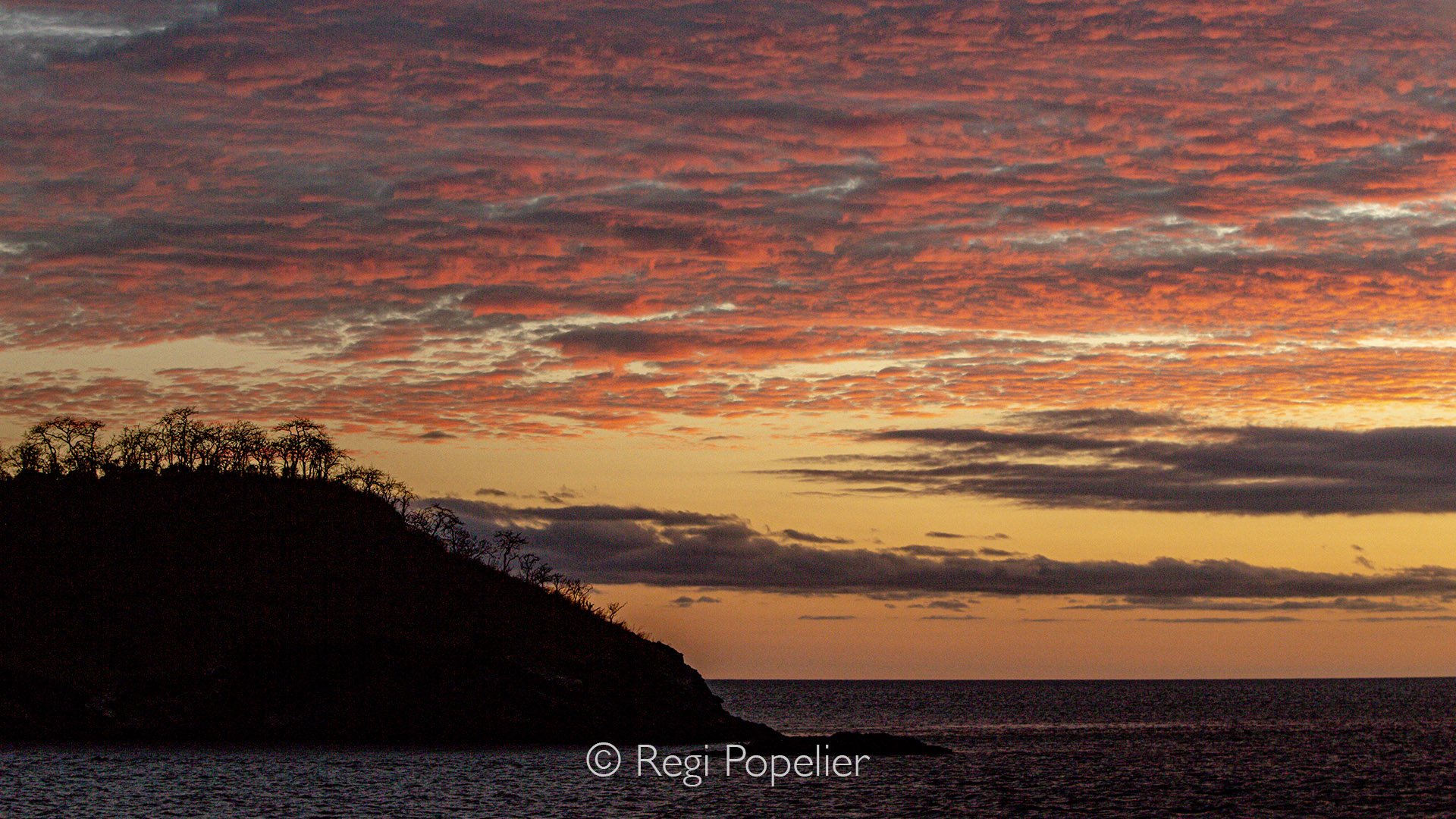 GAL01 - Sunset along the coast.