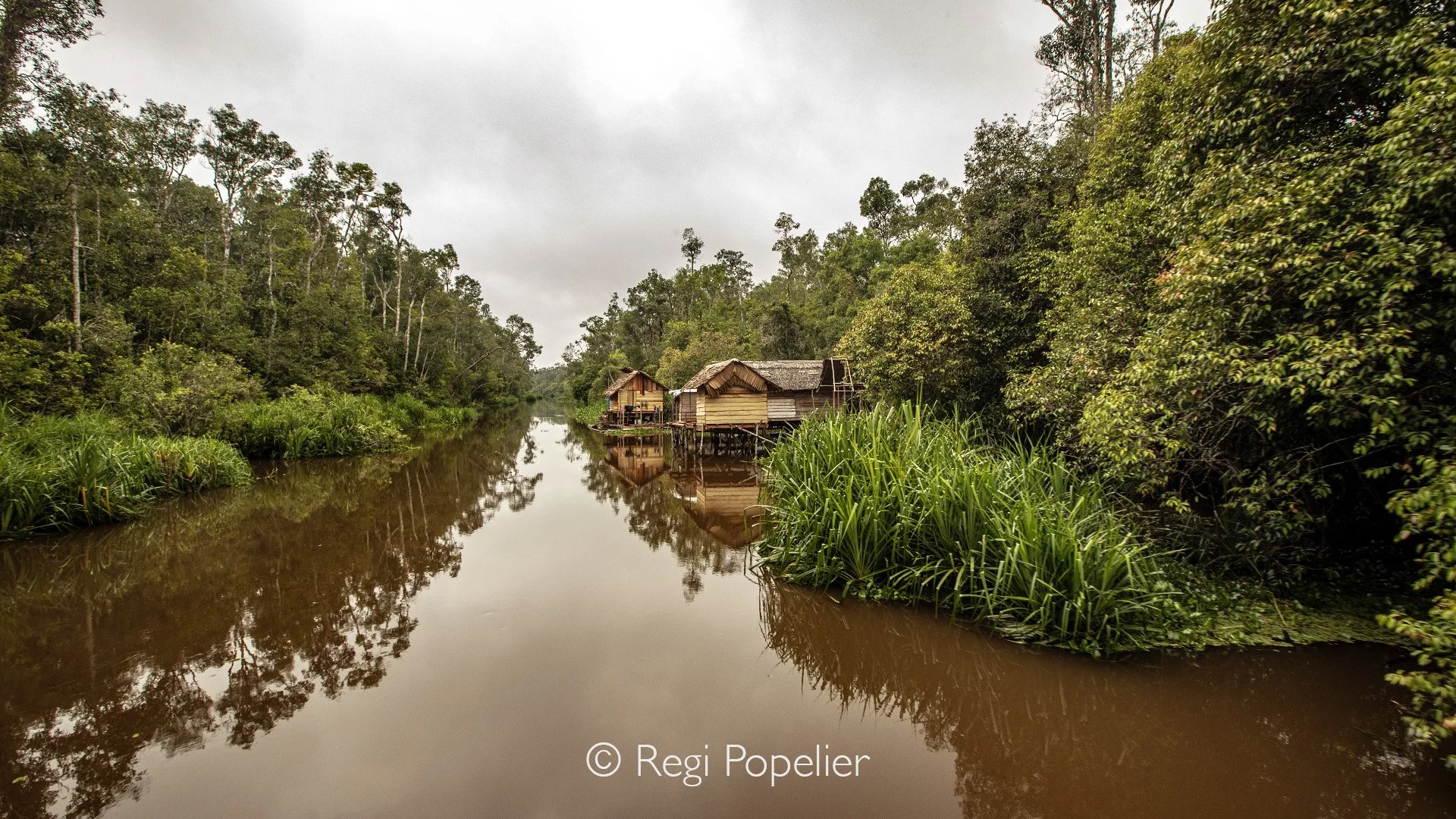 INDO004 - With the klotok boat on the way 