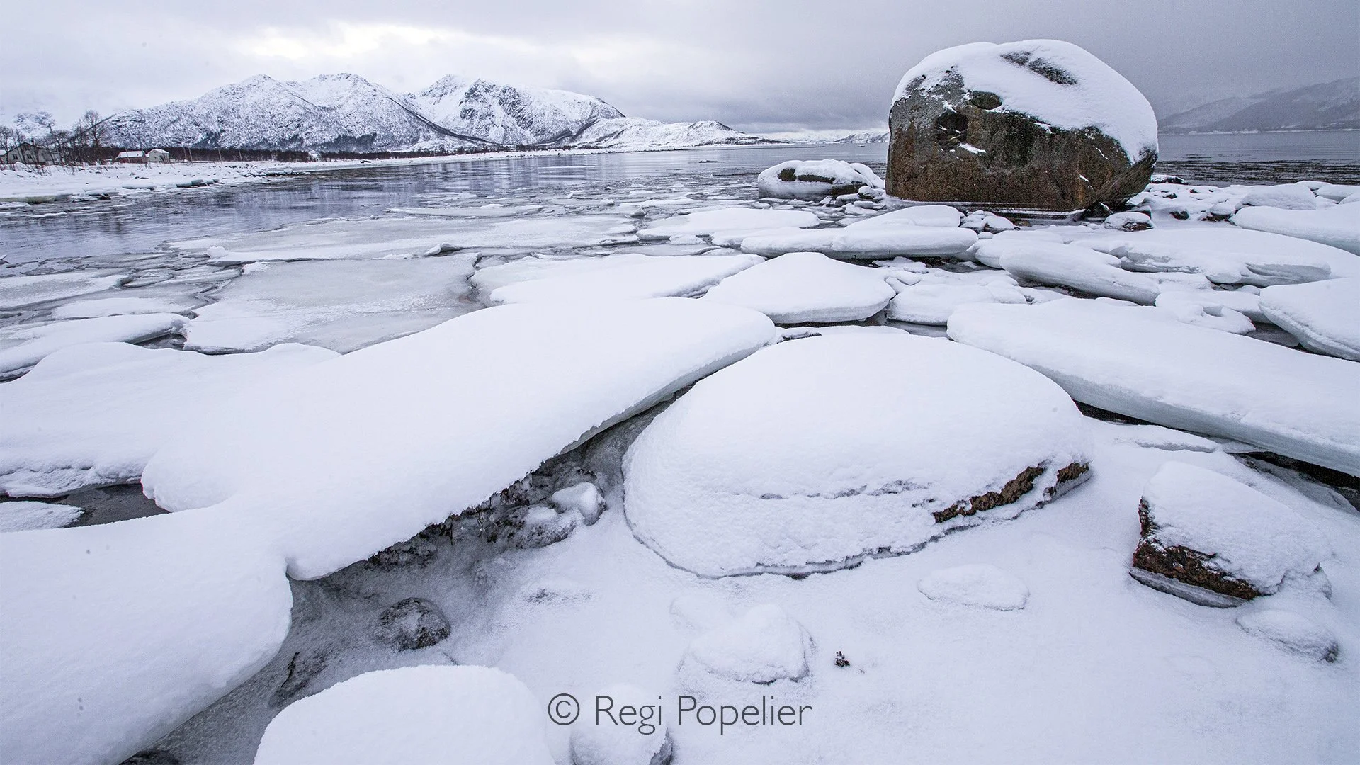 NORWAY013 - Every curve of wind shaped snow reveals nature's remarkable ability to create its own masterpiece.