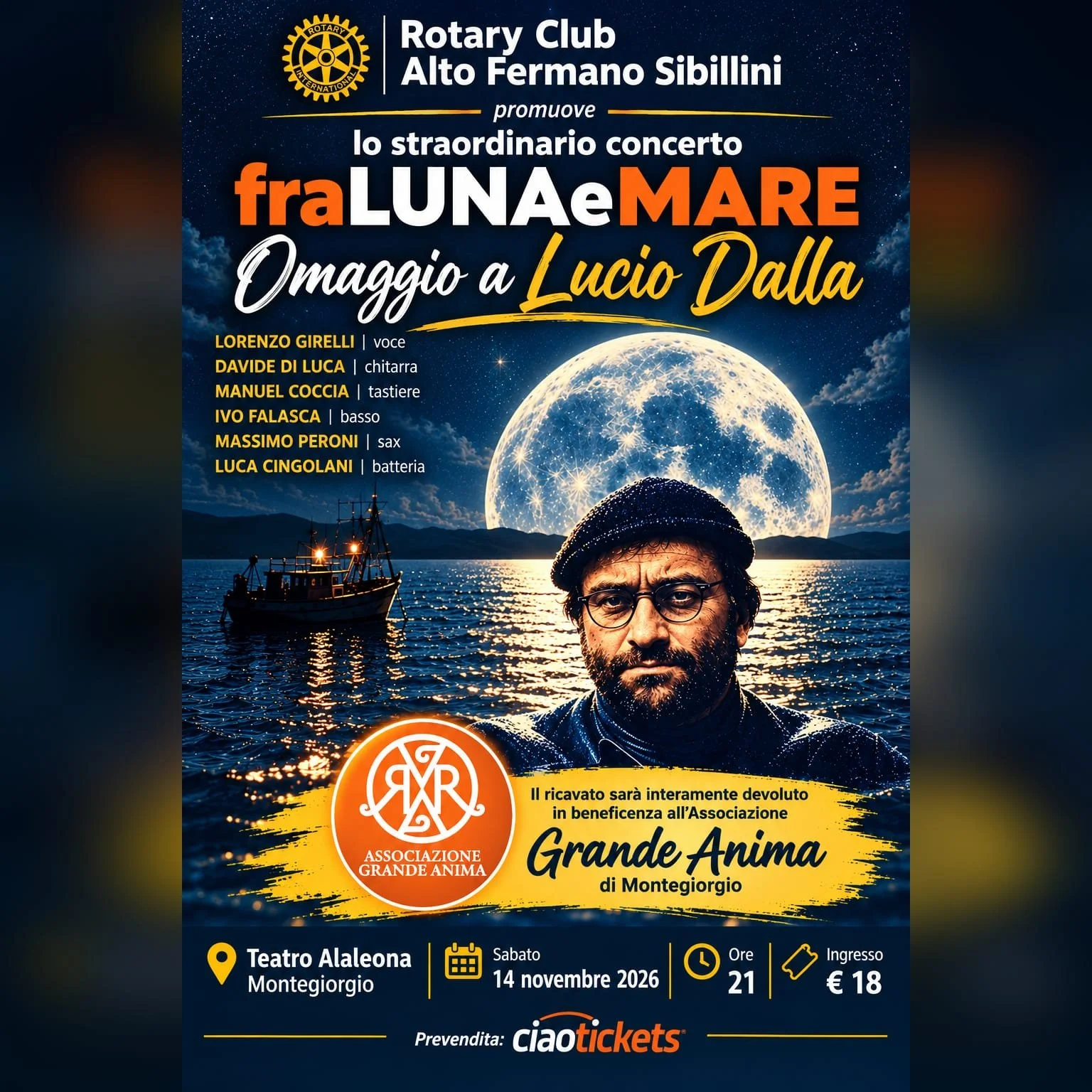 Fra Luna e Mare – Omaggio a Lucio Dalla