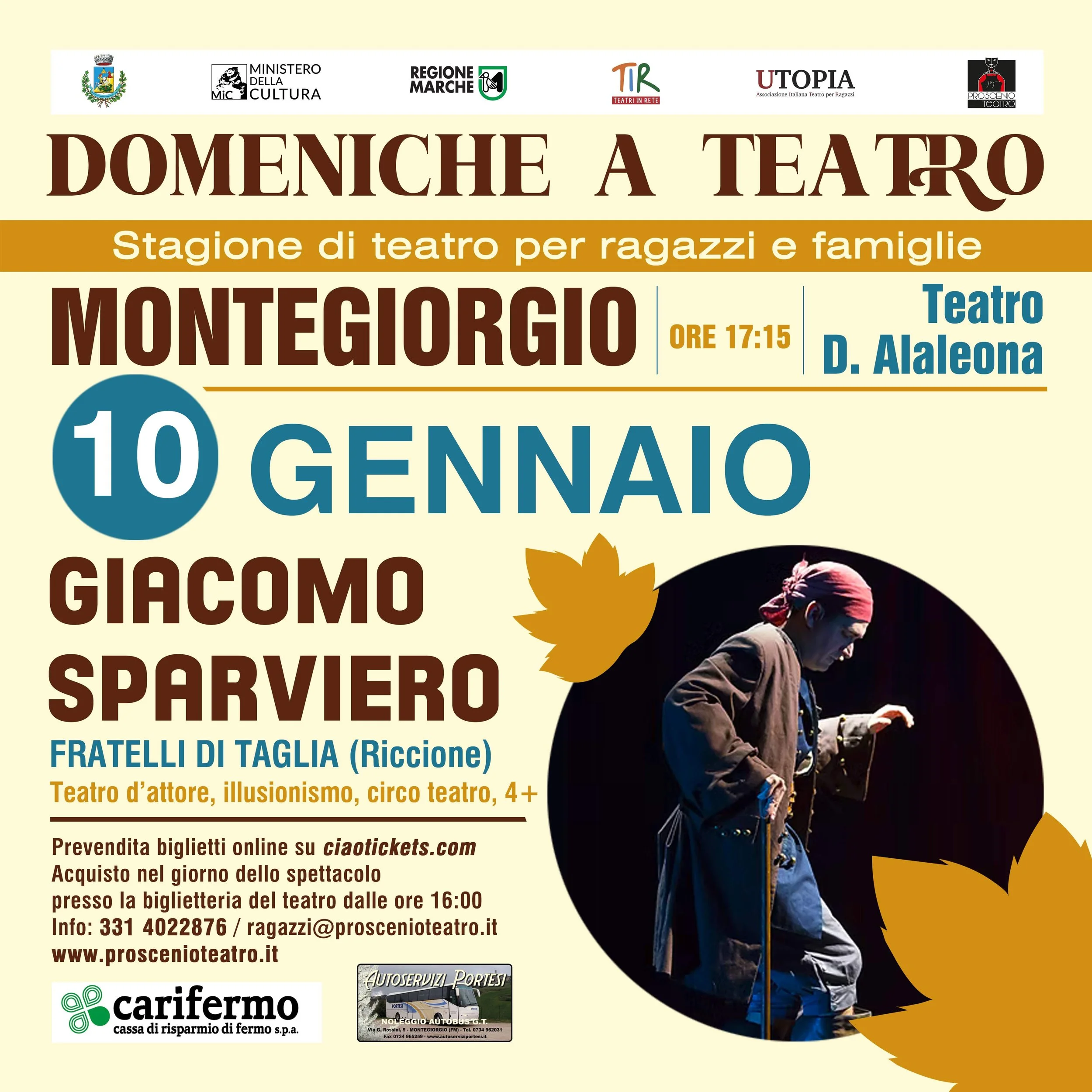 Giacomo Sparviero - Domeniche a teatro