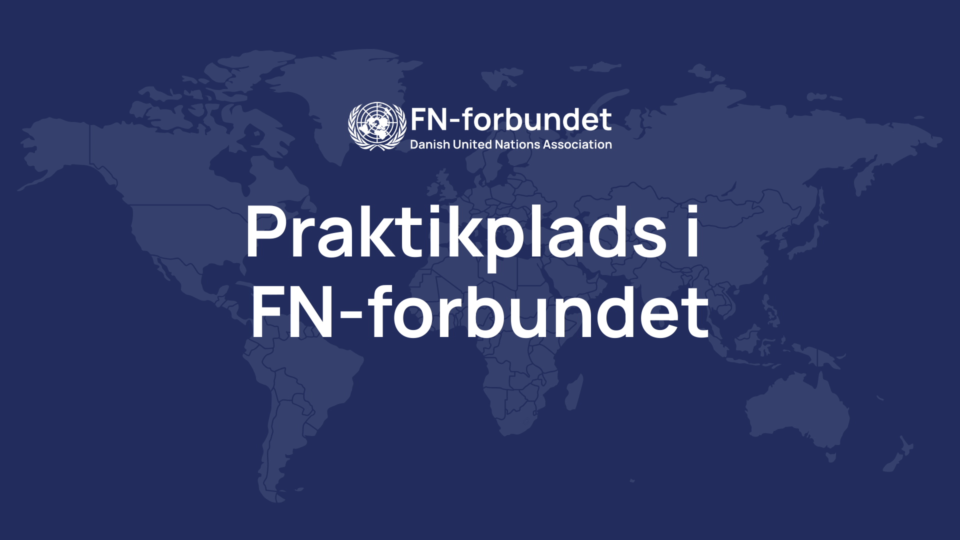 Praktikplads i FN-forbundet