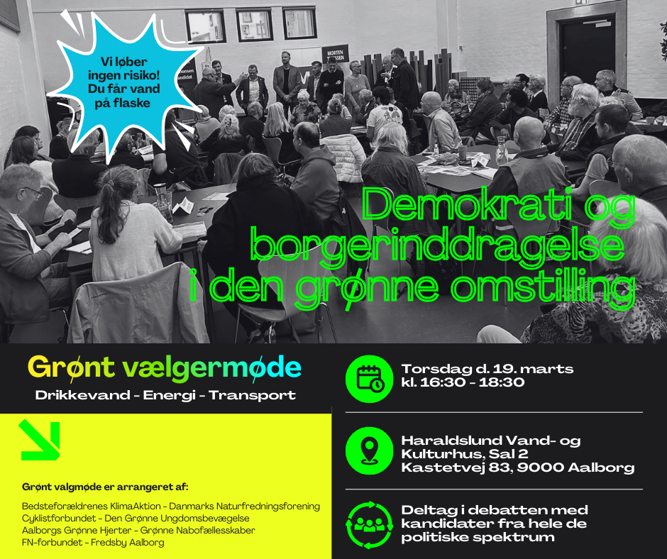 Valgmøde: Demokrati og borgerinddragelse i den grønne omstilling