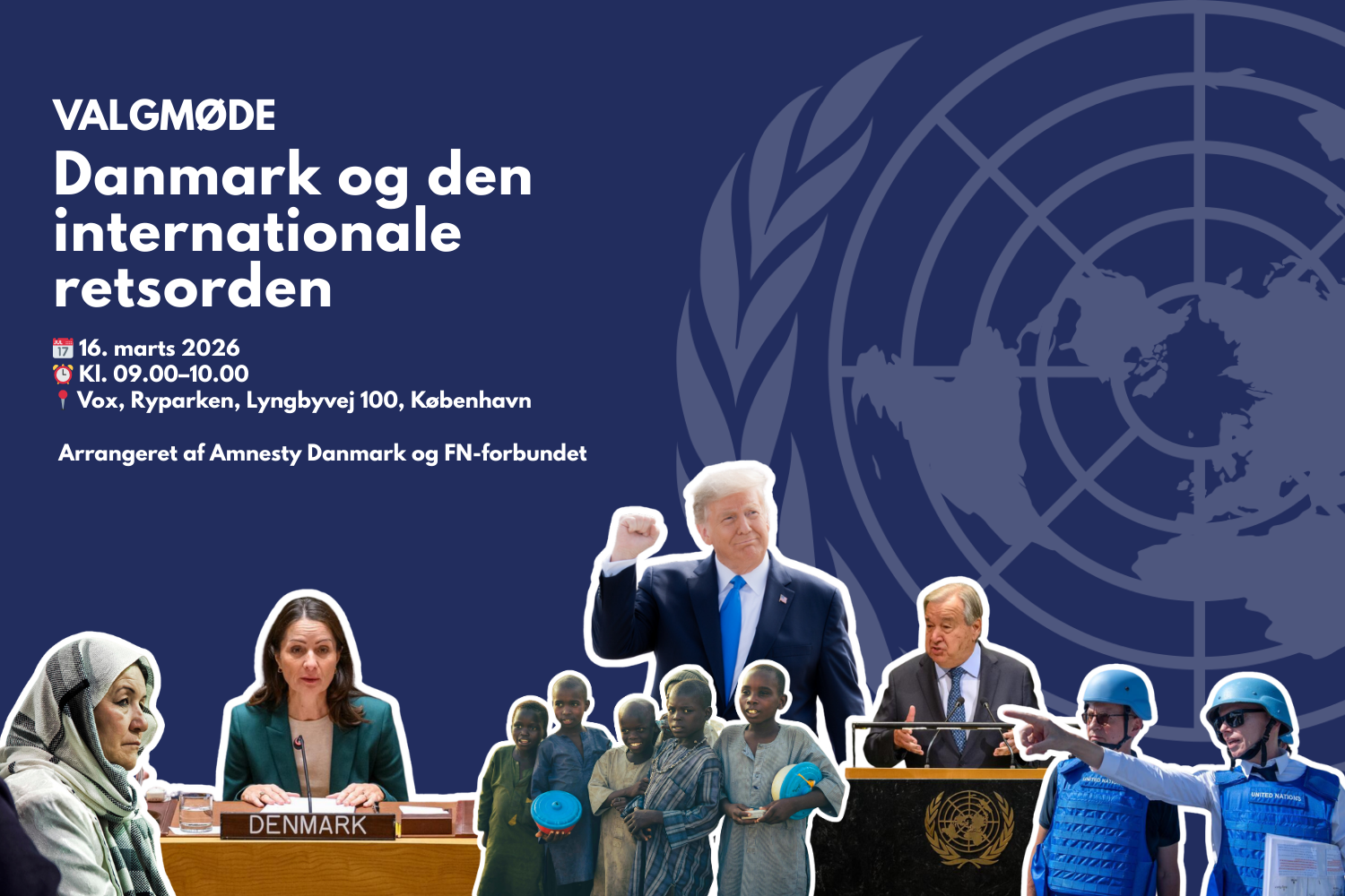 Valgmøde: Skal Danmark forsvare folkeretten – også når vores allierede udfordrer den?