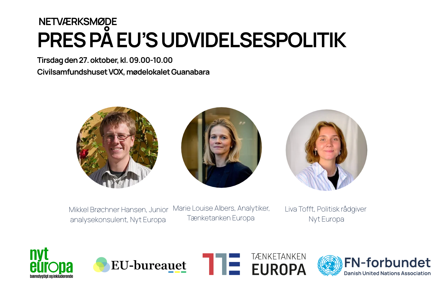 Netværksmøde for civilsamfundet: Pres på EU’s udvidelsespolitik