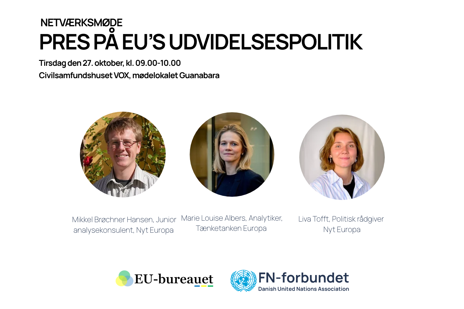 Netværksmøde for civilsamfundet: Pres på EU’s udvidelsespolitik
