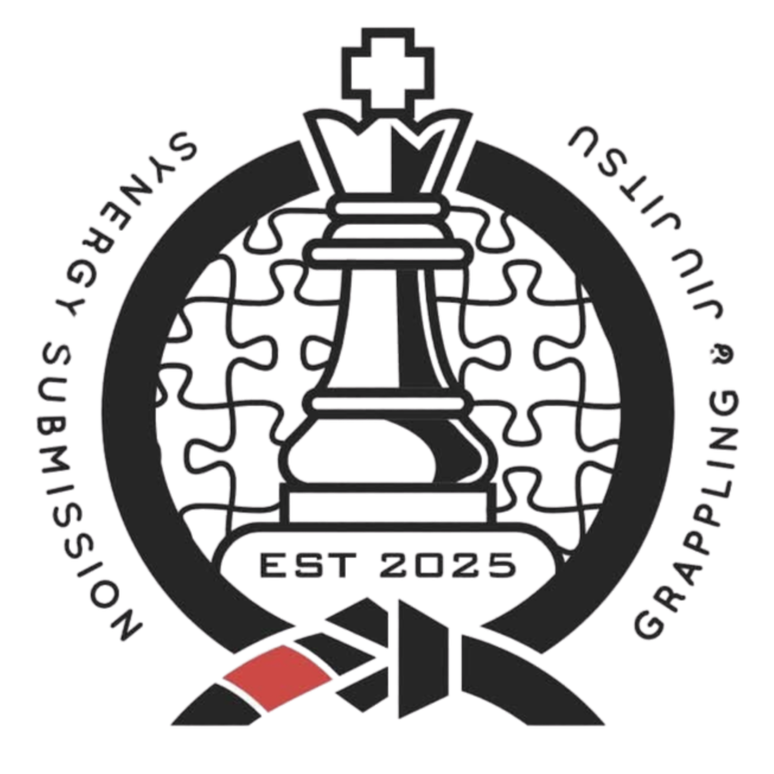 A logo featuring a chess king surrounded by a circular puzzle and a history ribbon, with the text 'Not-Swimming & Grafting, Est 2025' around the circle.