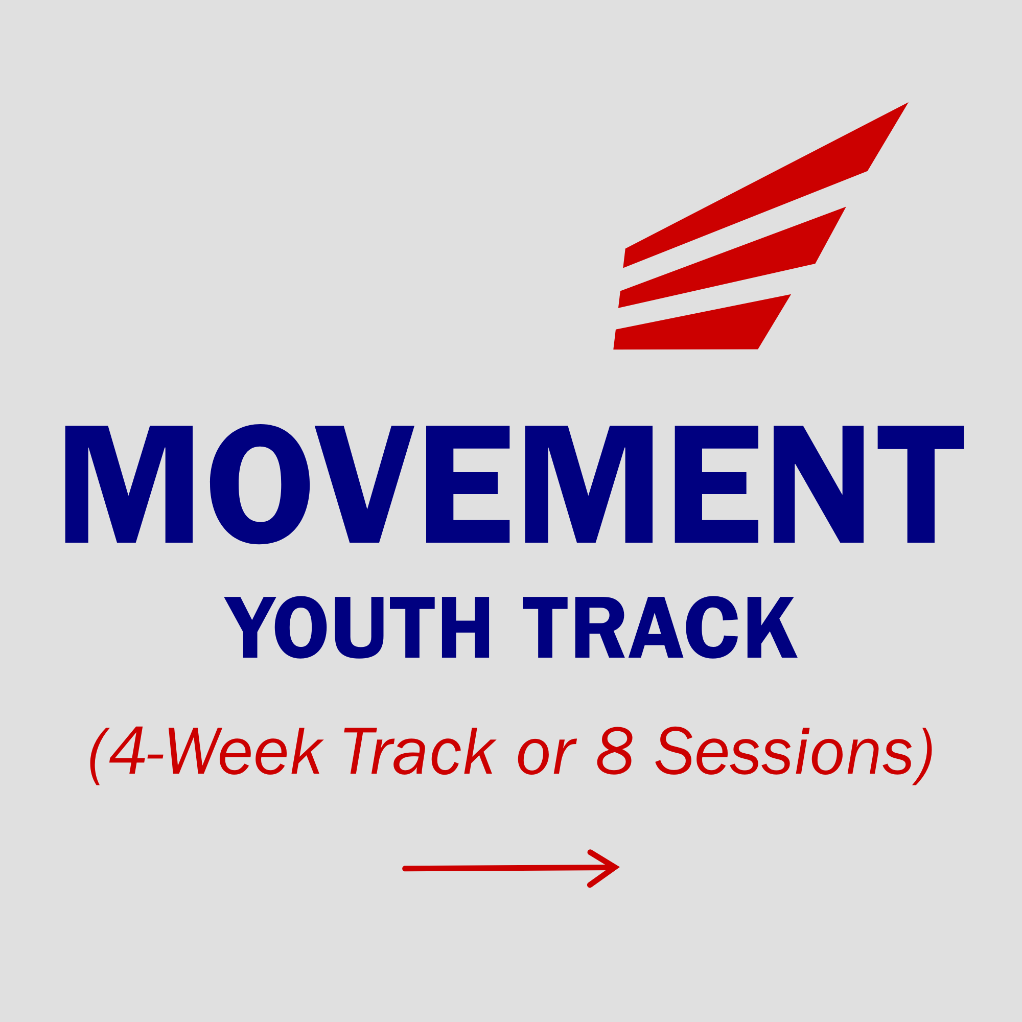 Youth athletic movement and mobility 4-week training track