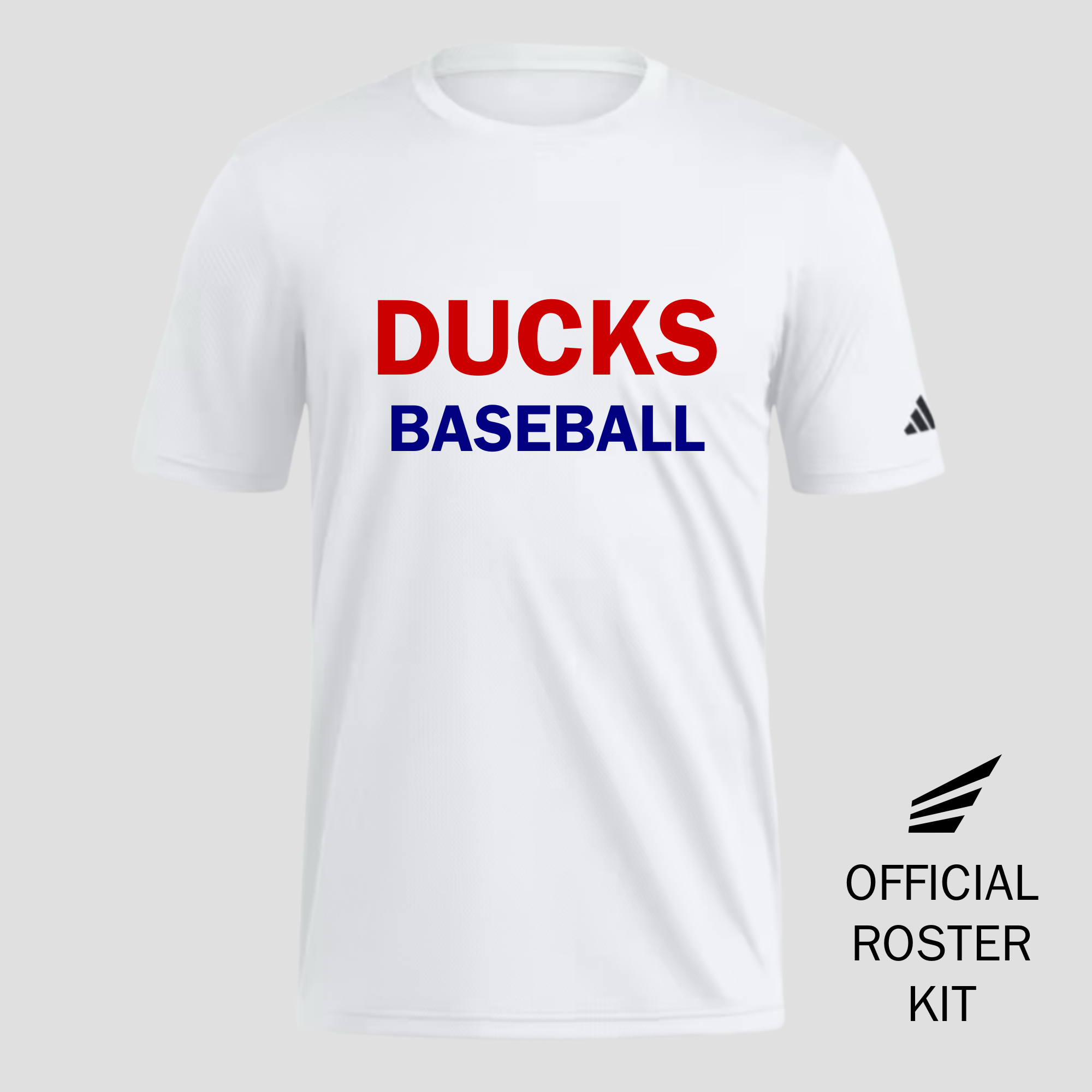 Ducks x Adidas short-sleeve athletic training shirt