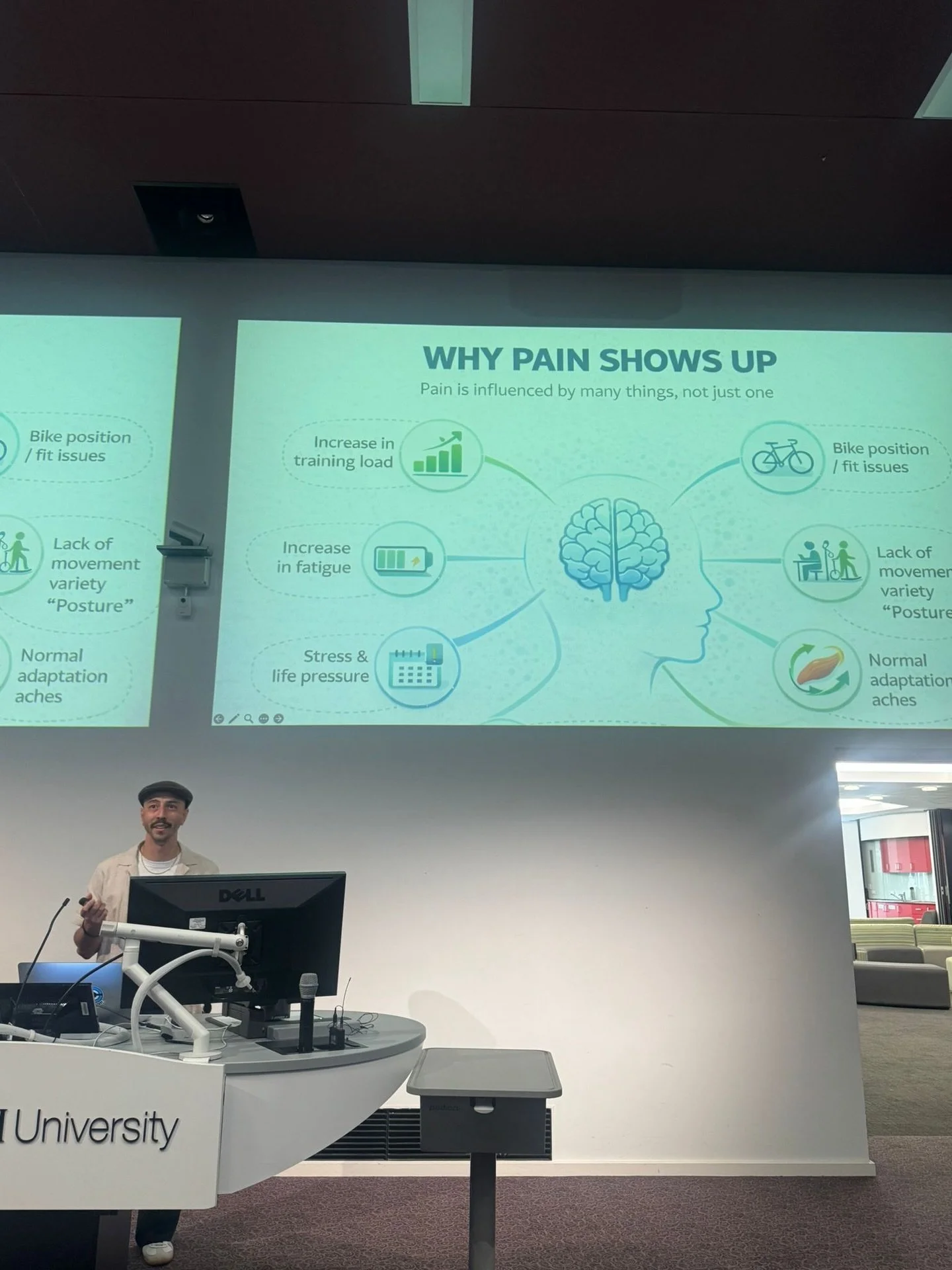 Earlier this month I had the chance to present to the Victorian junior cycling community, parents and coaches about pain, performance, and how the brain shapes what we feel on the bike.

What stood out wasn&rsquo;t just the engagement, but how quickl