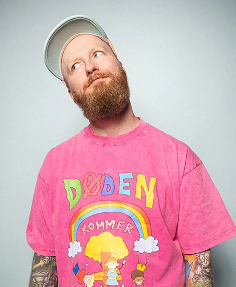 Portrett av komiker Kevin Kildal