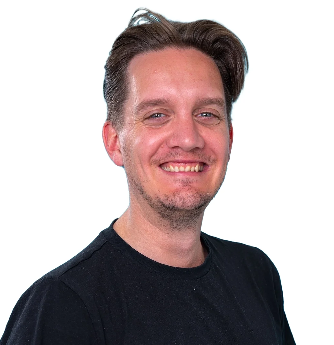 Portrett av komiker Marius Thorkildsen