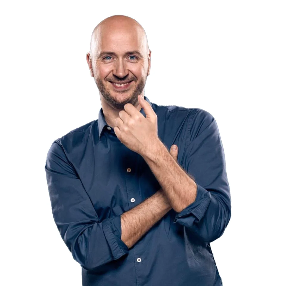 Portrett av komiker Terje Sporsem