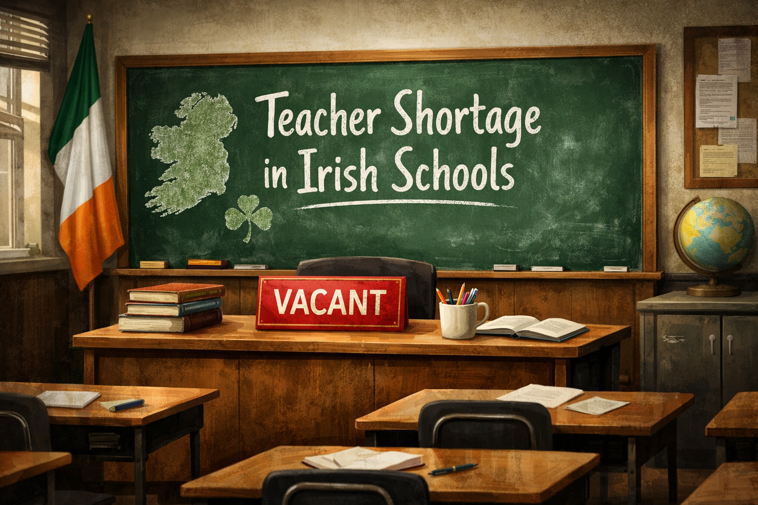 Irish Times :  ‘ A Fifth of secondary schools forced to drop subject due to teacher shortages’