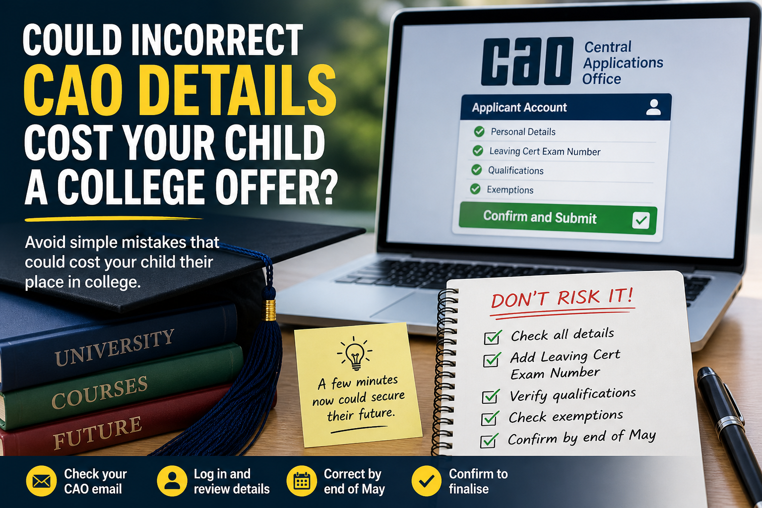 CAO Application Errors. Now is the time to Check application carefully