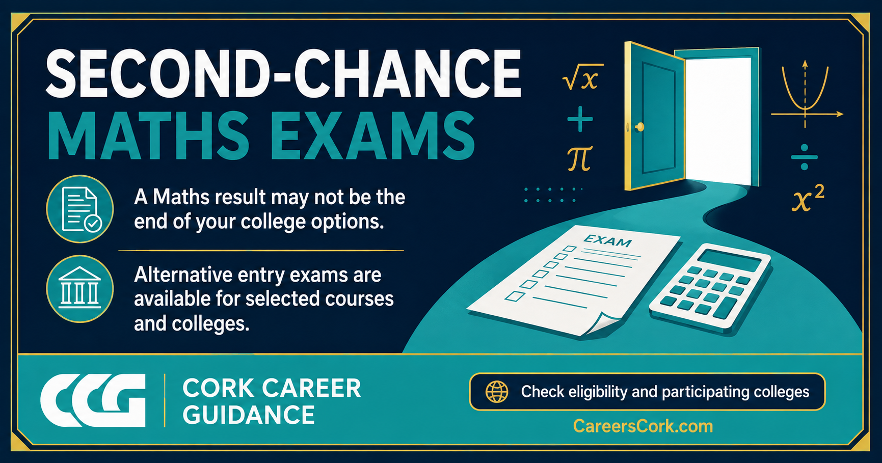 Second-Chance Maths Exams