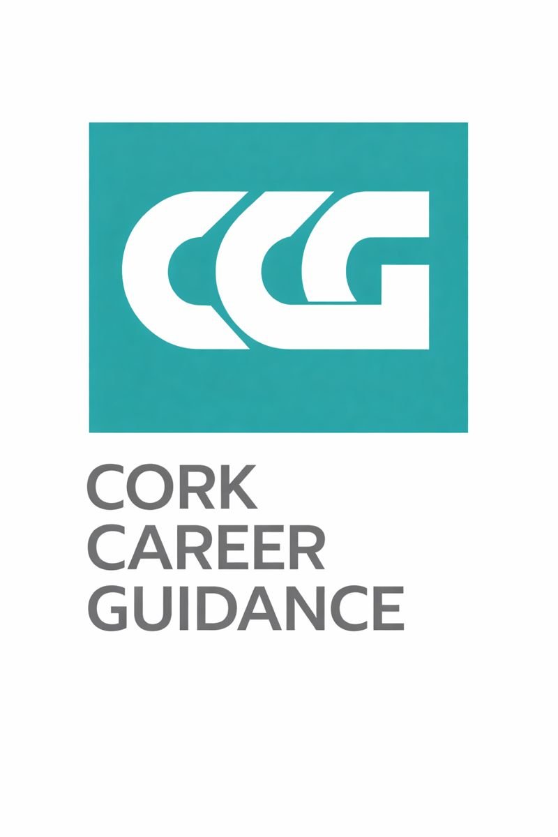 Logo with the letters CCG in white on a teal background, followed by the text "Cork Career Guidance" in gray.