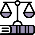 Stylized face with closed eyes and a neutral expression, composed of geometric shapes in dark and light purple tones.