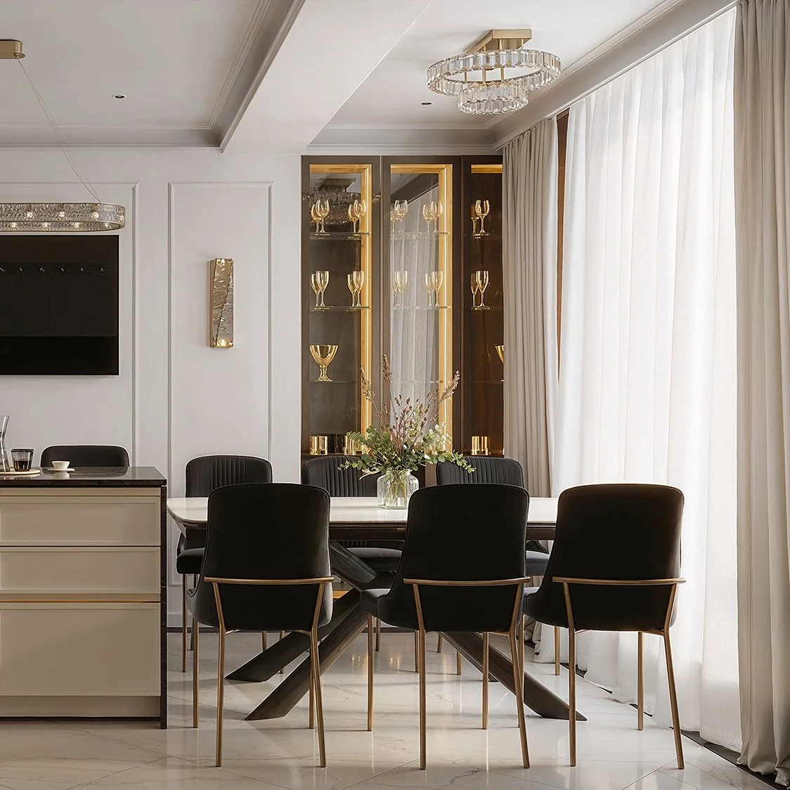 bucatarie-living-insula-mic-neoclasic-modern-pastel-luxos-marmura-alb-negru-design-interior-moldova (10).jpg