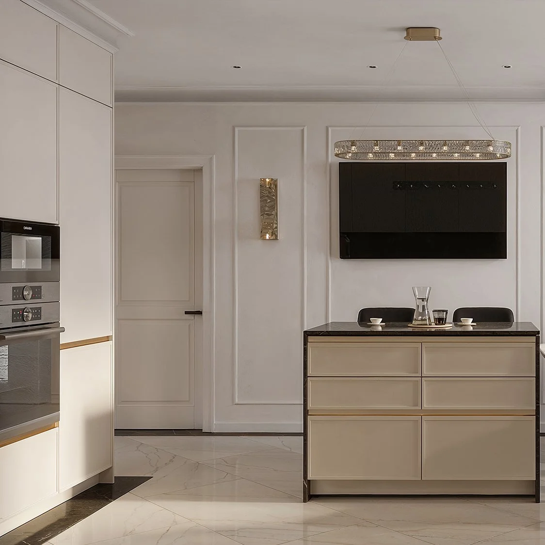 bucatarie-living-insula-mic-neoclasic-modern-pastel-luxos-marmura-alb-negru-design-interior-moldova (11).jpg