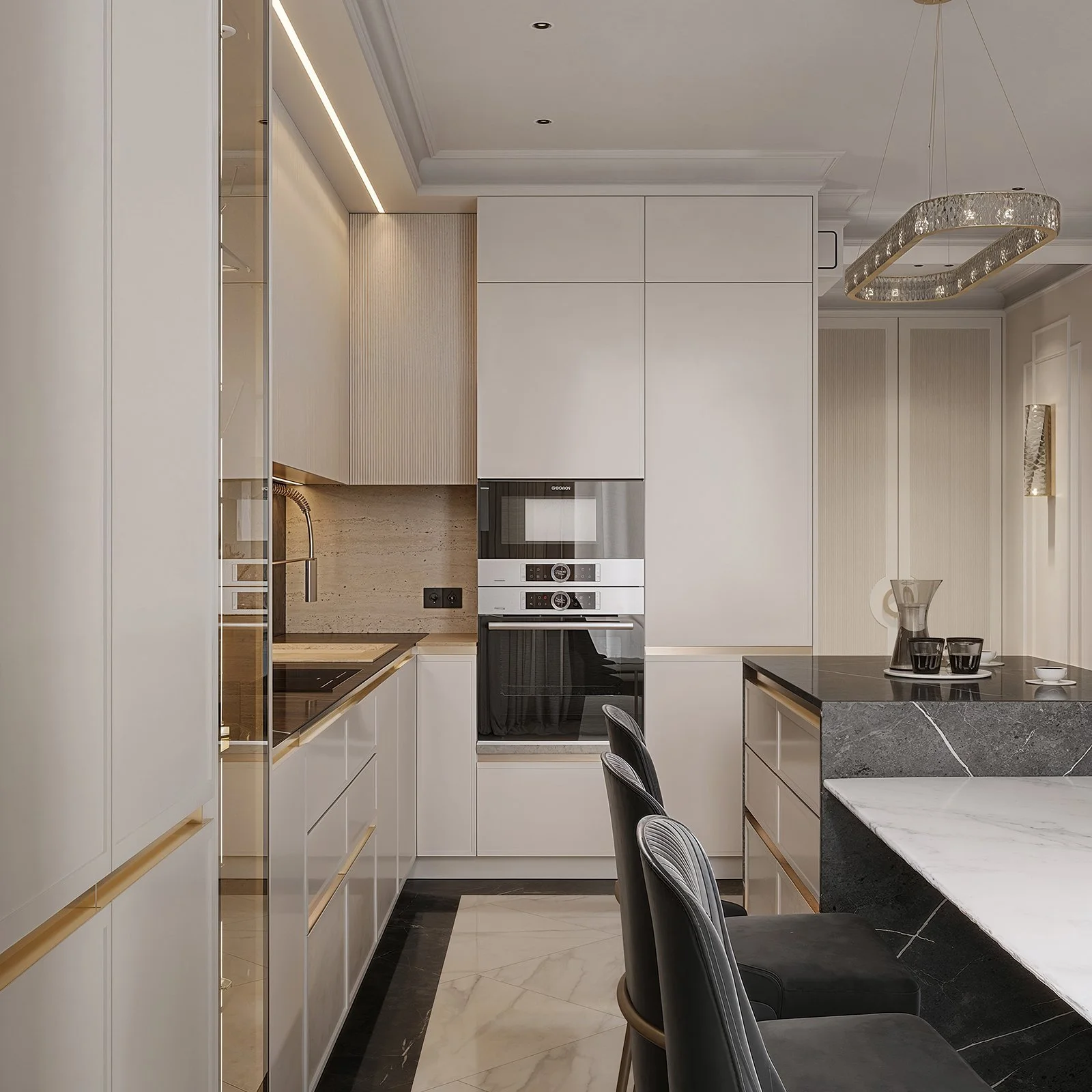 bucatarie-living-insula-mic-neoclasic-modern-pastel-luxos-marmura-alb-negru-design-interior-moldova (6).jpg