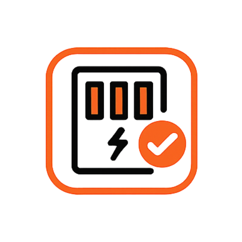 Icon representing switchboard upgrade services offered by Zamps Electrical.