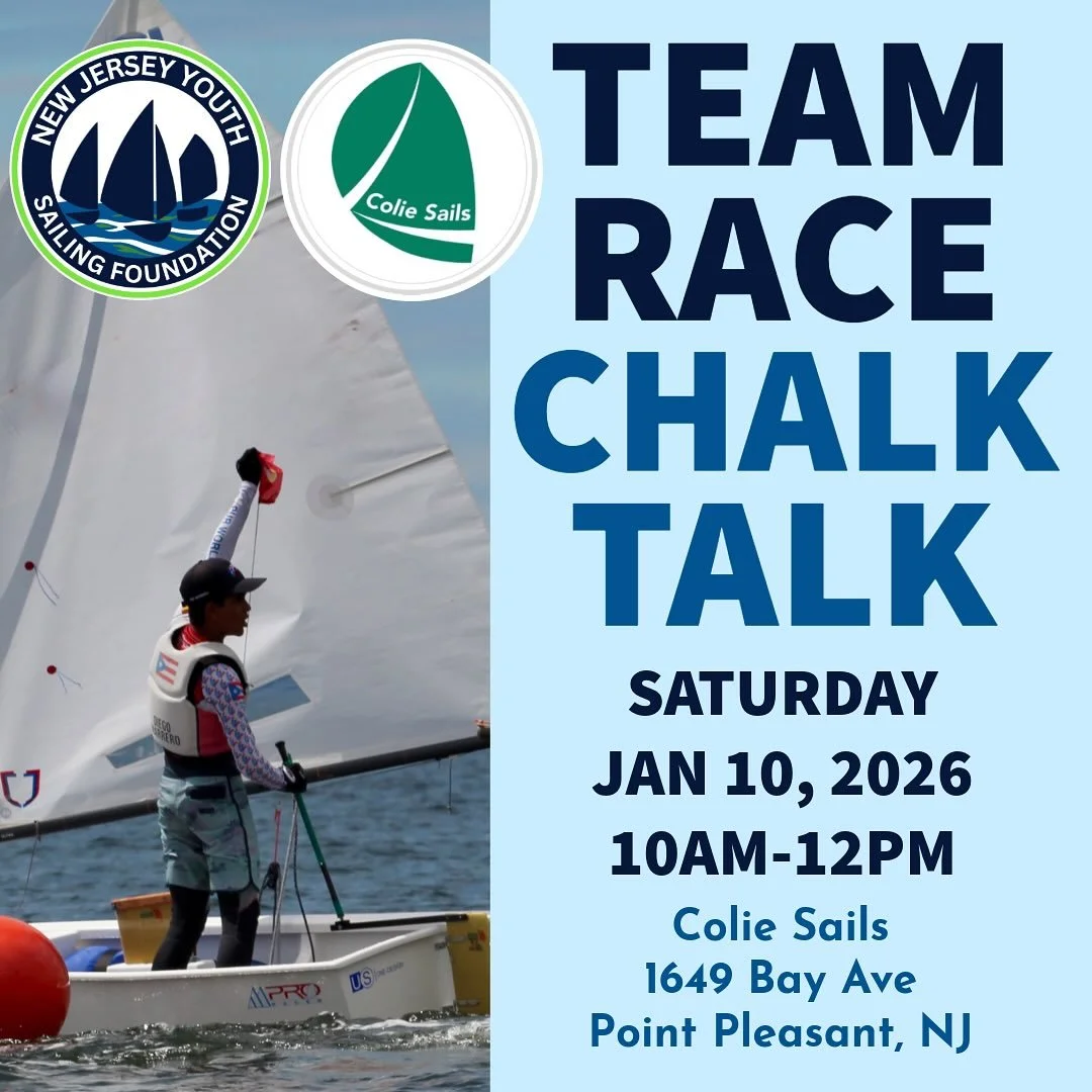 Save the date for a Team Race Chalk Talk on Saturday, January 10. 
⛵️ ⛵️ ⛵️ 
Clay Johnson will lead a lively discussion on general team race strategy and share his favorite plays and schemes.  This is an excellent warm-up for sailors competing in the